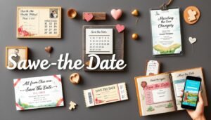 Save the Date, Wedding Stationery, Wedding Announcements