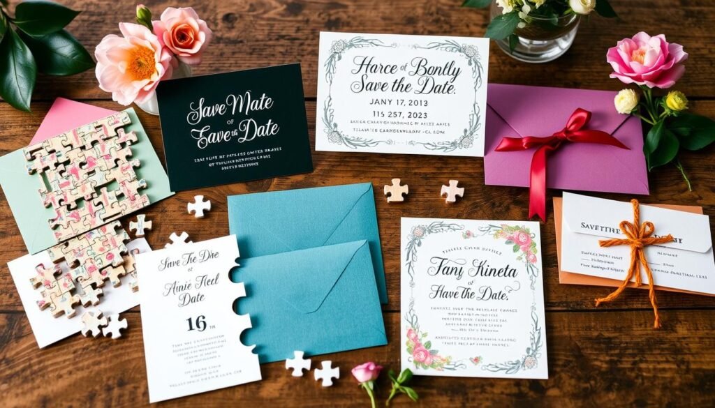 Unique save the dates