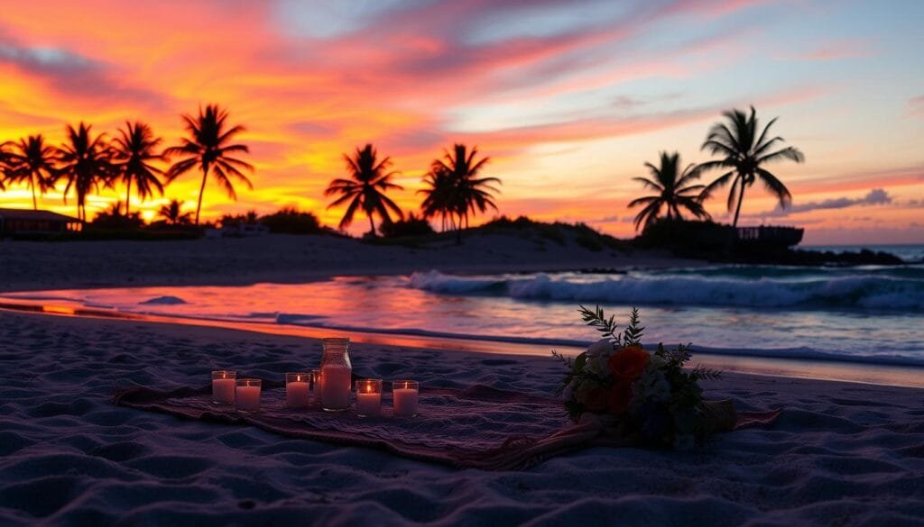 best proposal locations best proposal locations - sunset beach proposal with candles