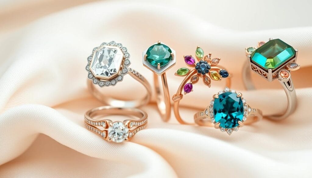 unique engagement rings romantic engagement ideas -unique engagement rings