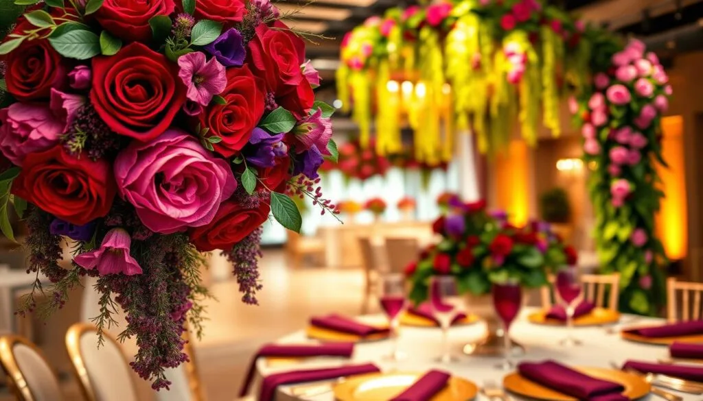 My Wedding Journey - Top Wedding Color Trends for 2025 - Vibrant wedding color palettes