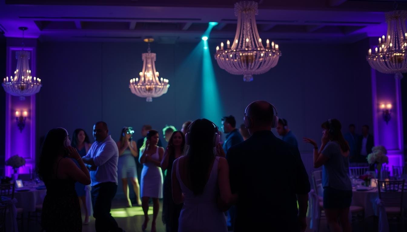 silent disco wedding