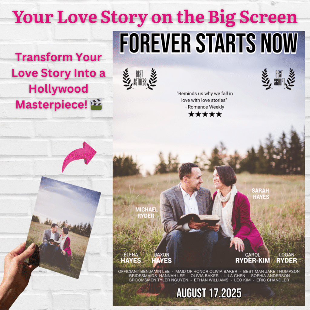 Transform your love story into a Hollywood Masterpiece