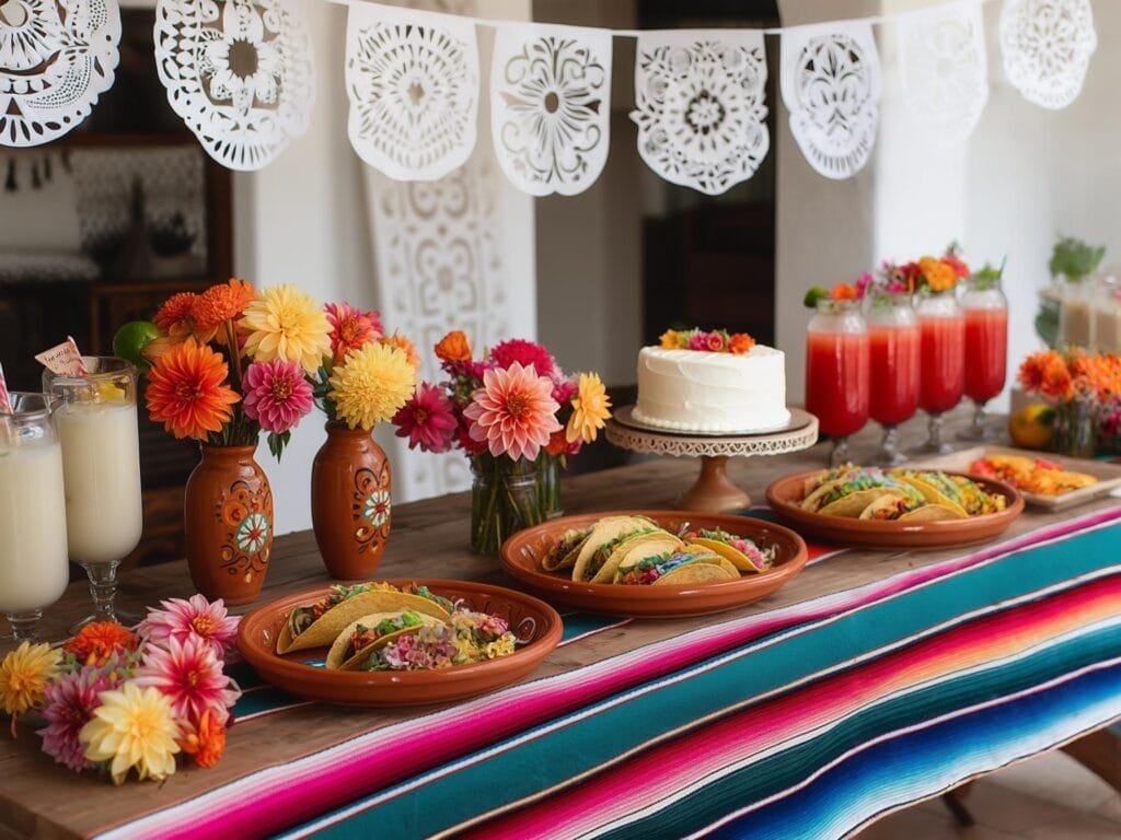 Bridal Shower Theme Ideas - Mexico-inspired