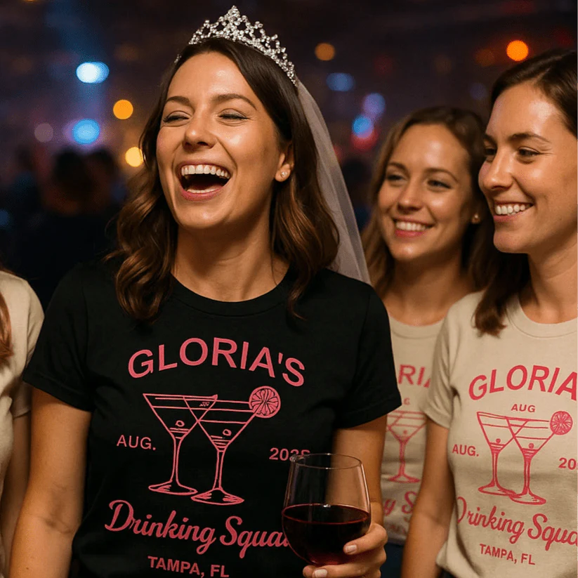 My wedding journey - Bachelorette Party Planning - Matching Personalized Bachelorette Party Shirts